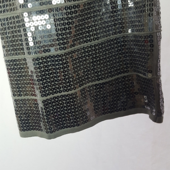 Wow Couture Silver Gray BodyCon Dress SZ S - Picture 4 of 4